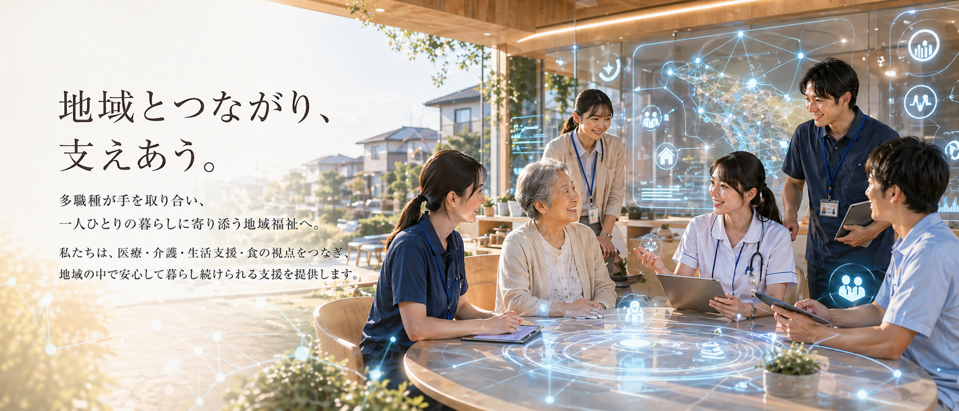 地域とつながる支援のイメージ