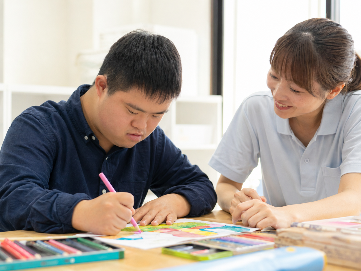 日中活動を支える事業の様子